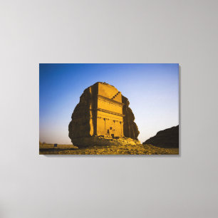Saudi Arabia, site of Madain Saleh, ancient 4 Canvas Print