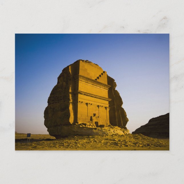 Saudi Arabia, site of Madain Saleh, ancient 4 Postcard (Front)