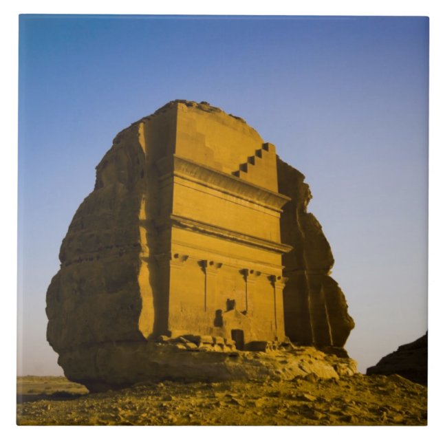 Saudi Arabia, site of Madain Saleh, ancient 4 Tile (Front)