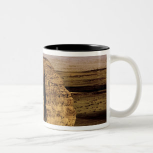 Saudi Arabia, site of Madain Saleh, ancient Two-Tone Coffee Mug