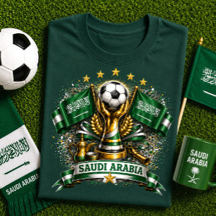 Saudi Arabia Soccer Fan Saudi Football World Cup T-Shirt