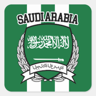 Saudi Arabia Square Sticker