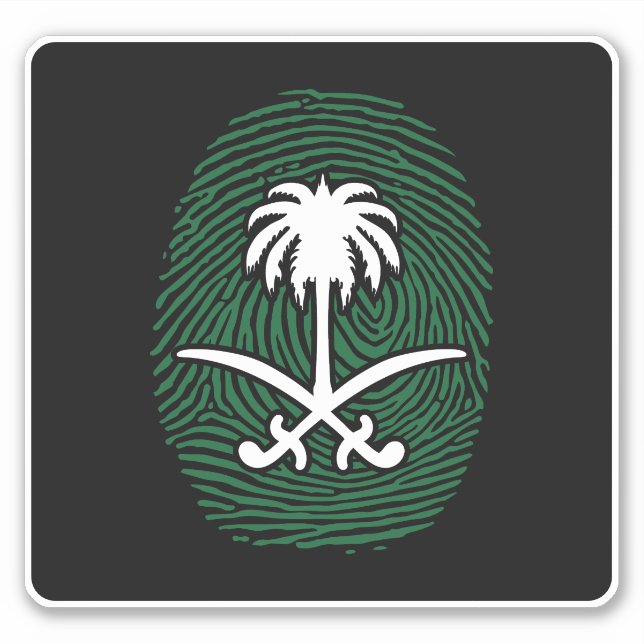SAUDI ARABIA SYMBOL FINGER PRINT (Front)