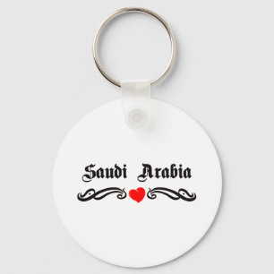 Saudi Arabia Tattoo Style Key Ring
