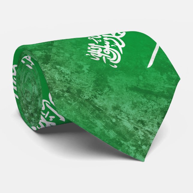 Saudi Arabia Tie (Rolled)
