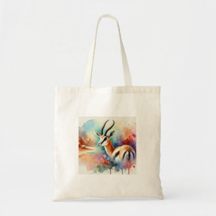 Saudi gazelle 310724AREF133 - Watercolor Tote Bag