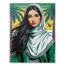 "Saudi Pop Queen – Bold Heritage Art for National 
