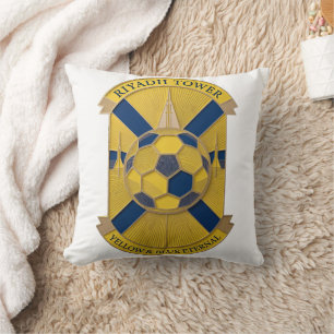 Saudi Riyadh Tower Football,Soccer City Pride Gift Cushion
