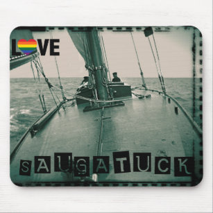 Saugatuck Michigan Gay Interest Sailing 1910 Photo Mouse Mat