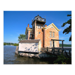 Saugerties Lighthouse, Hudson River New York Photo Print