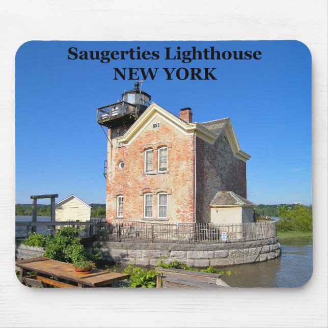 Saugerties Lighthouse, New York Mousepad (Front)