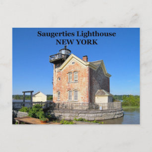 Saugerties Lighthouse, New York Postcard
