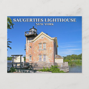 Saugerties Lighthouse, New York Postcard