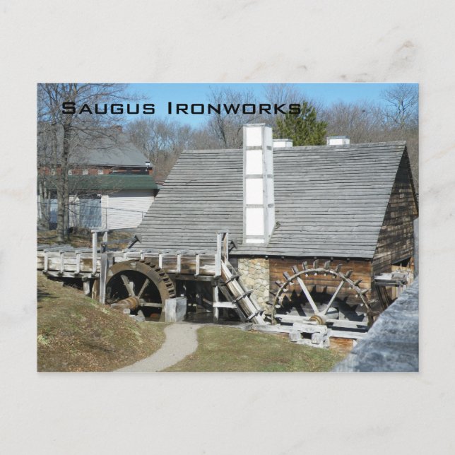 Saugus Ironworks Postcard (Front)