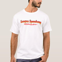 Saugus Speedway simple retro logo T-Shirt