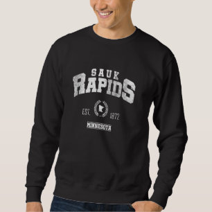 Sauk Rapids MN Minnesota Vintage Throwback Sweatshirt