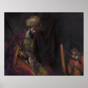 Saul and David (Mauritshuis) by Rembrandt - Poster