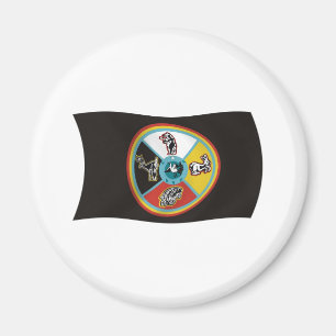 Sault Ste. Marie Tribe Flag Magnet