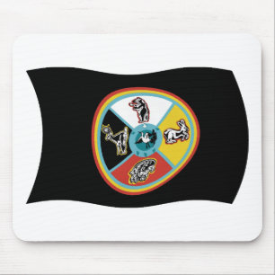 Sault Ste. Marie Tribe Flag Mousepad