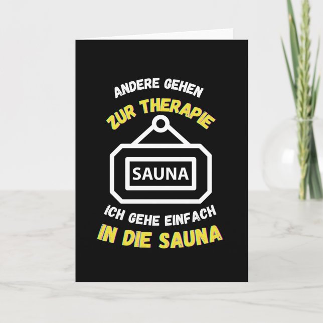 Sauna Others Go To Therapy Saunas Card (Front)