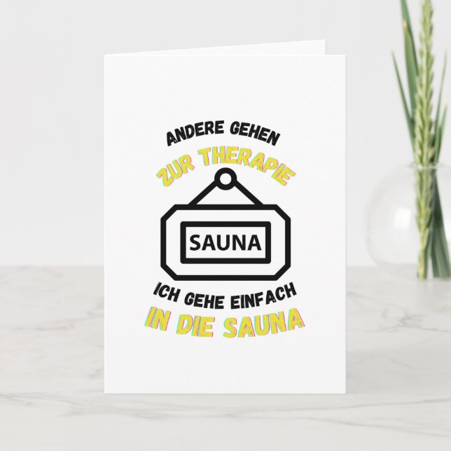 Sauna Others Go To Therapy Saunas Card (Front)