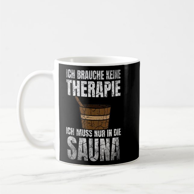 Sauna Saying Wellness Sauna Club For Spa And Therm Coffee Mug (Left)