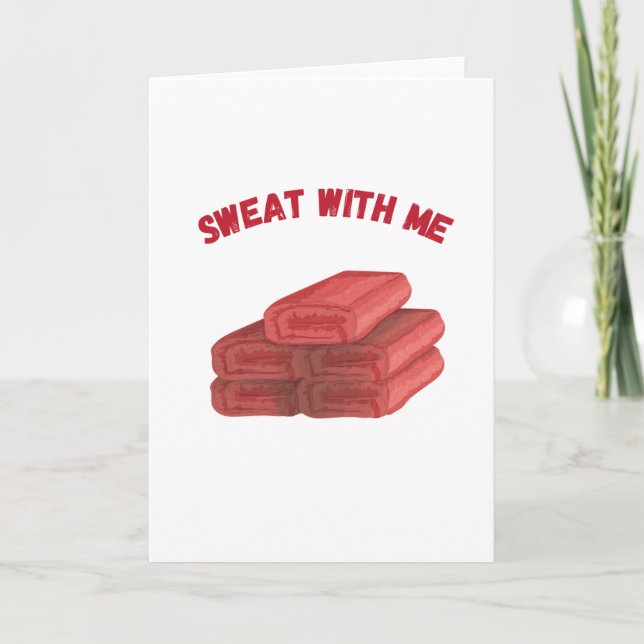 Sauna Sweat With Me Saunas Card (Front)