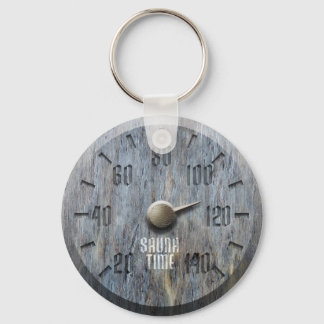 Sauna Time Keychain