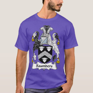 Saunders Coat of Arms Family Crest  T-Shirt