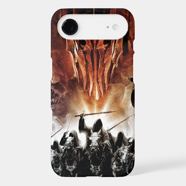 Sauron, Orcs, Witchking, and Ring Wraiths Case-Mate iPhone Case (Back)