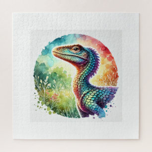 Sauropelta Serenity 160724AREF102 - Watercolor Jigsaw Puzzle