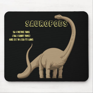 Sauropods Dinosaur Mouse Mat
