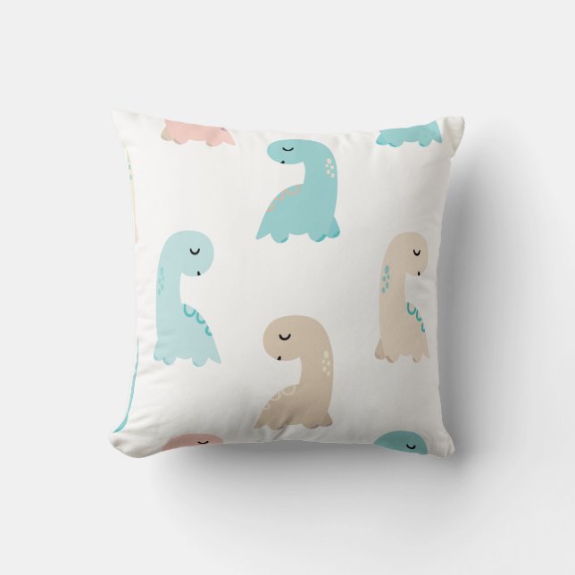 Saurus , T-Rex, Dino Lover, Prehistoric, Dinosaur Cushion (Front)