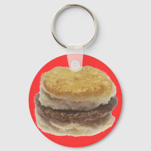 Sausage Biscuit Key Ring