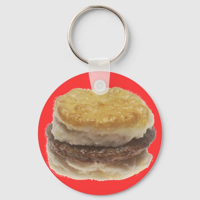 Sausage Biscuit Key Ring (Front)