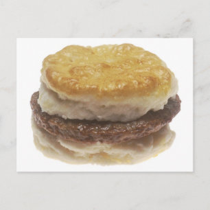 Sausage Biscuit Postcard