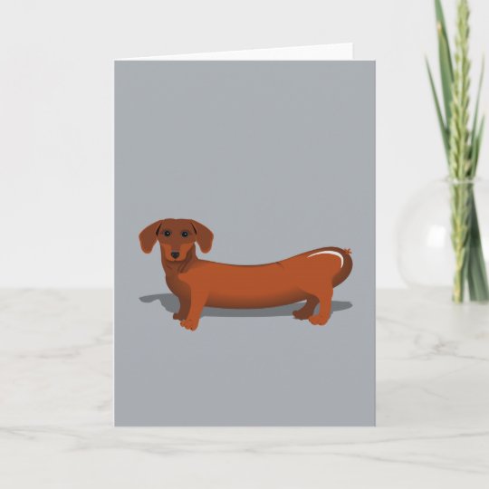 Sausage Dog Birthday Card Zazzle Co Uk