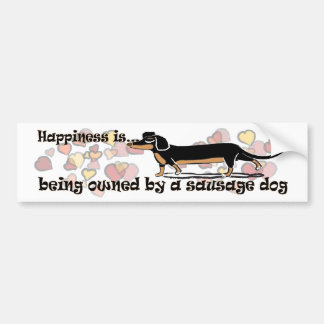 sausage dog bumper sticker