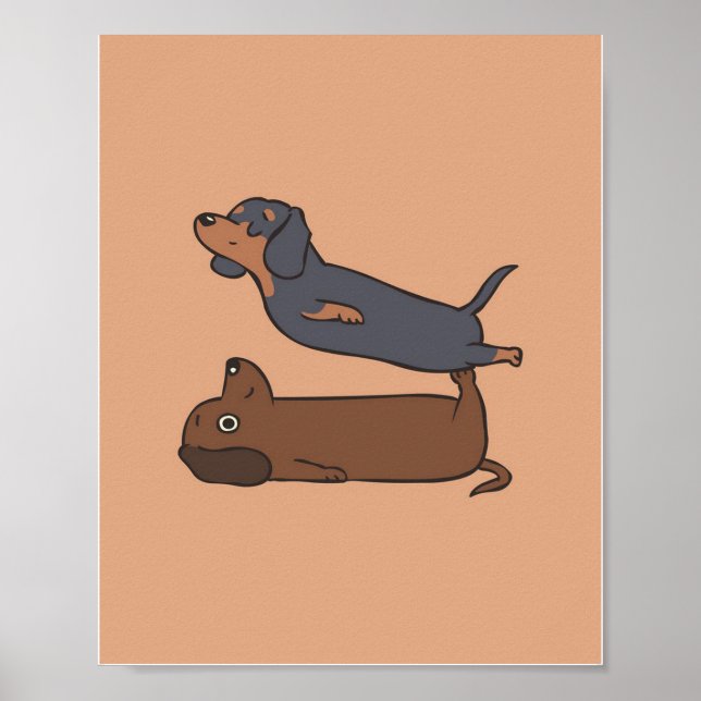  Sausage dog gift | Puppy  Poster (Front)