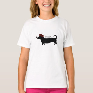 Sausage Dog Girl tshirt