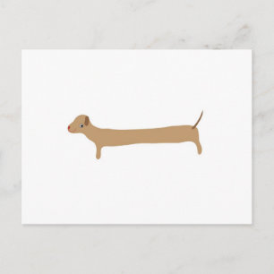 Sausage Dog Love Postcard