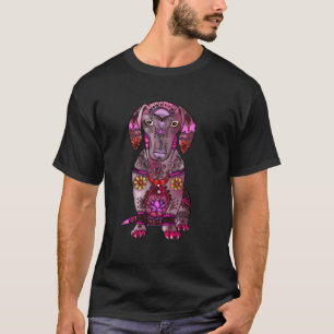 Sausage Dog Mandala T-Shirt