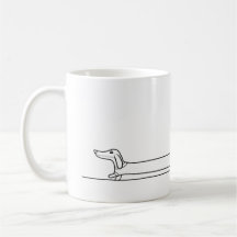 Sausage Dog Mug, Dachshund Mug, Dog Lover Gift