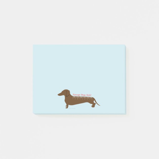 Sausage Dogs Rule Post-it Notes (Front)