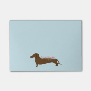 Sausage Dogs Rule Post-it Notes