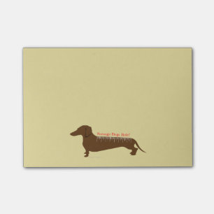 Sausage Dogs Rule Post-it Notes