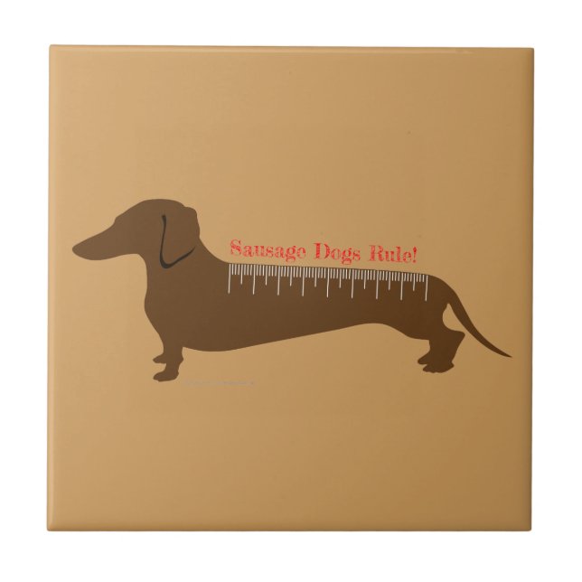 Sausage Dogs Rule Tile (Front)