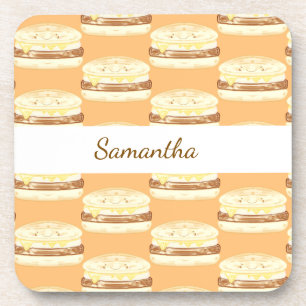 Sausage,Egg And Cheese Sandwich  Coaster