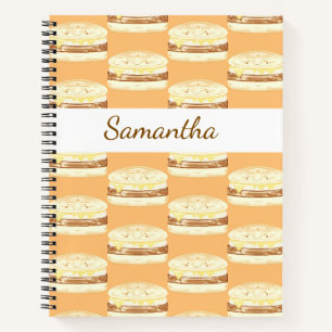Sausage,Egg And Cheese Sandwich  Notebook
