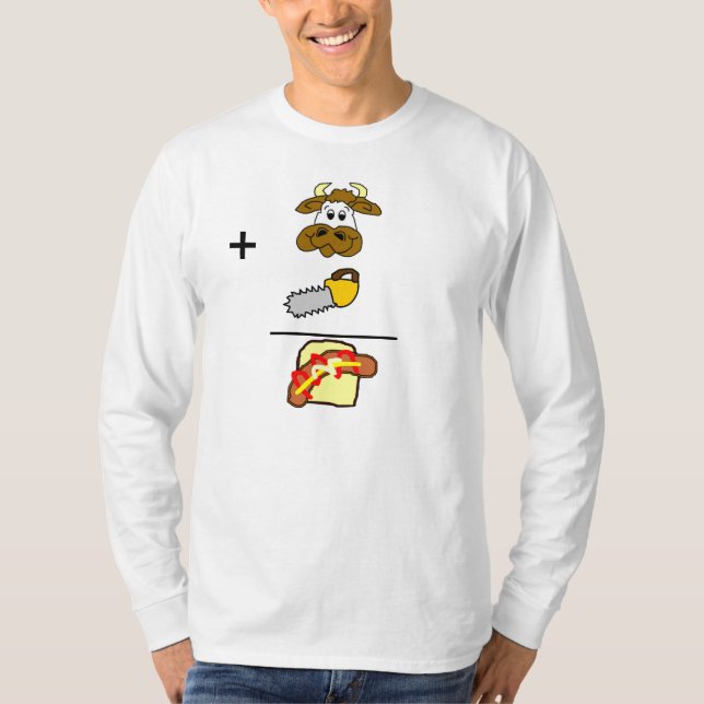 Sausage Equation Long Sleeve T-Shirt (Front)